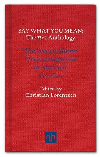 9781907903564: Say What You Mean: The n+1 Anthology