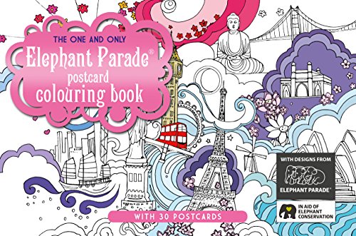 Stock image for The One and Only Elephant Parade Postcard Colouring Book (One and Only Colouring / One and Only Coloring) for sale by WorldofBooks