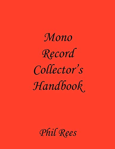 Beispielbild fr Mono Record Collector's Handbook zum Verkauf von Buchpark