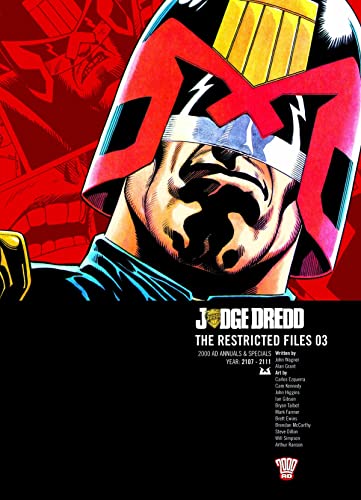 Stock image for Judge Dredd The Restricted Files 03 2000 AD Annuals & Specials for sale by Books Unplugged