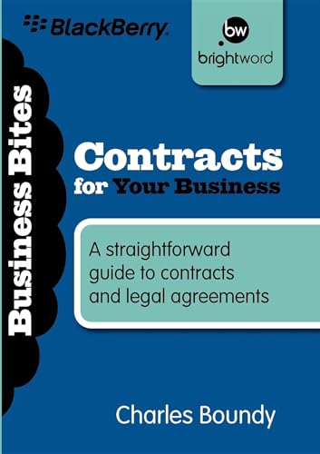 Stock image for Contracts for Your Business A straightforward guide to contracts and legal agreements Business Bitesize for sale by PBShop.store US