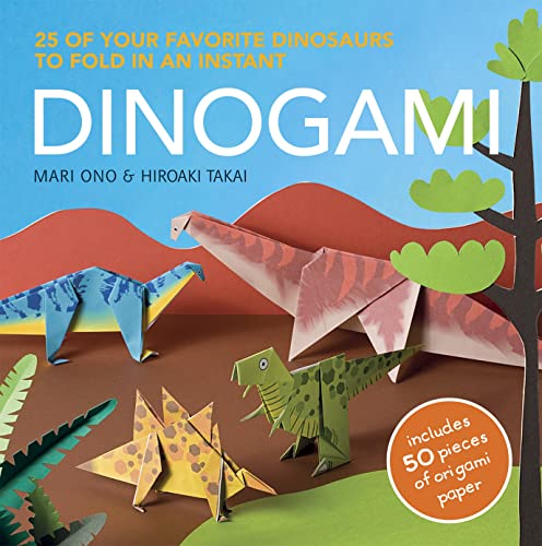 Imagen de archivo de Dinogami: 25 of Your Favourite Dinosaurs to Fold in an Instant [With 50 Pieces of Origami Paper] a la venta por ThriftBooks-Dallas