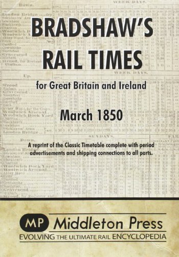 Beispielbild fr Bradshaw's Rail Times 1850: March 1850: for Great Britain and Ireland zum Verkauf von Monster Bookshop