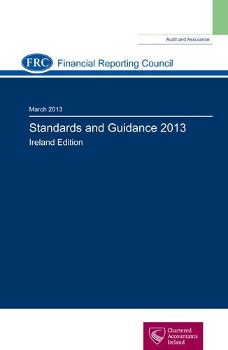 9781908199324: Financial Reporting Council Standards and Guidance 2013