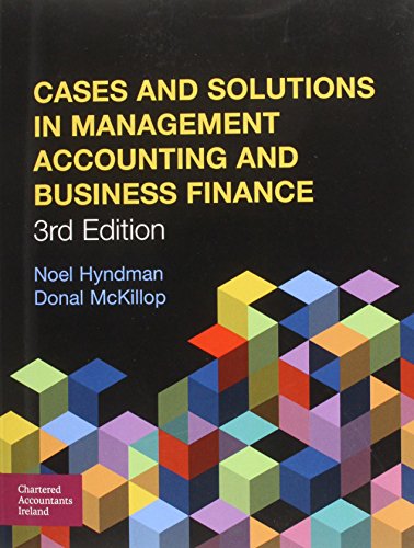 Beispielbild fr Cases and Solutions in Management Accounting and Business Finance zum Verkauf von WorldofBooks