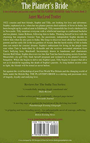 Beispielbild fr The Planter's Bride: A Story of Intrigue and Passion: Sequel to the Tea Planter's Daughter: 2 (The India Tea Series) zum Verkauf von WorldofBooks