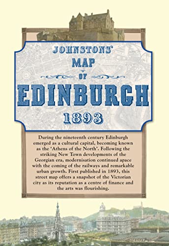 Beispielbild fr Map of Edinburgh, 1893 zum Verkauf von WorldofBooks