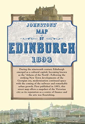 Imagen de archivo de Map of Edinburgh, 1893 a la venta por WorldofBooks