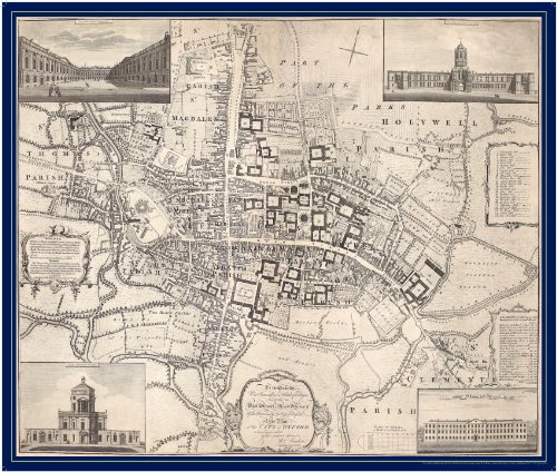 9781908402257: Map of Oxford, 1789