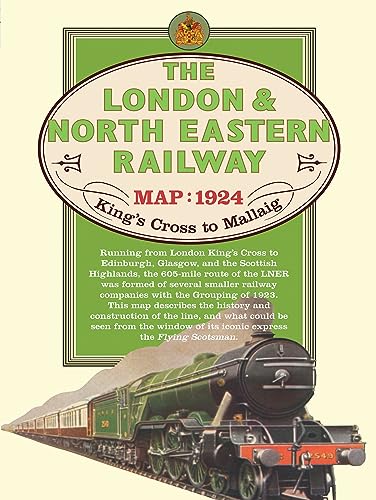 Imagen de archivo de London & North Eastern Railway Map, 1924 a la venta por WorldofBooks