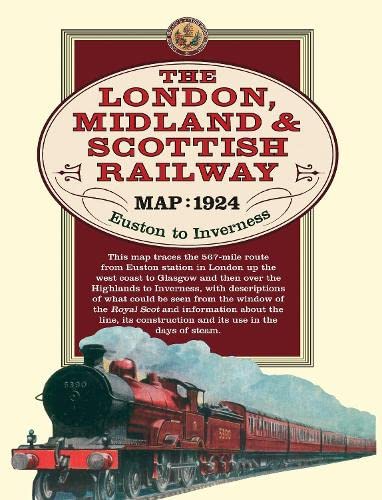 Stock image for London, Midland & Scottish Railway Map, 1924 for sale by WorldofBooks