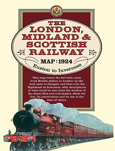 9781908402295: London, Midland & Scottish Railway Map, 1924