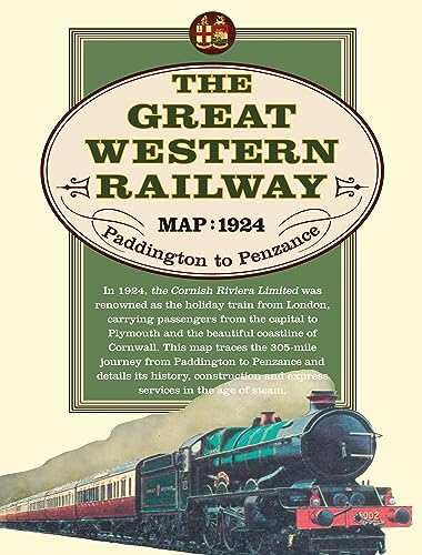 9781908402301: Great Western Railway Map, 1924