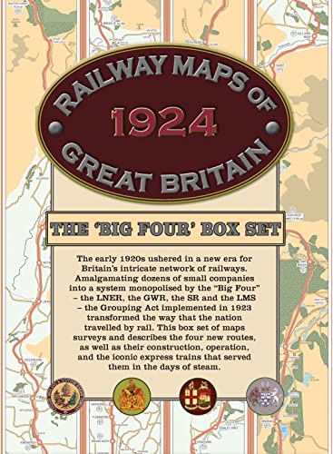 Stock image for Railway Maps of Great Britain, 1924: The Big Four Box-set for sale by WorldofBooks