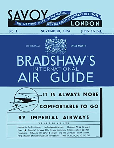 Imagen de archivo de Bradshaws International Air Guide, 1934 a la venta por Book Outpost
