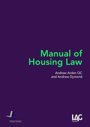 Beispielbild fr Manual of Housing Law zum Verkauf von Books From California