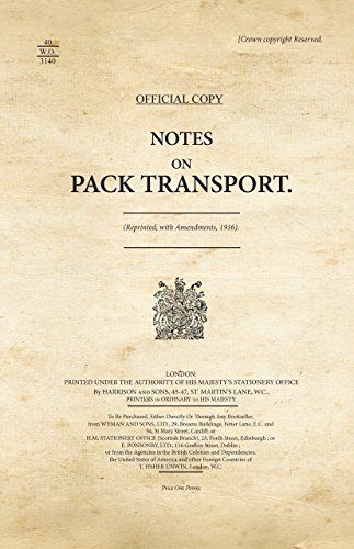 9781908487742: Notes on Pack Transport (War Office Publications)