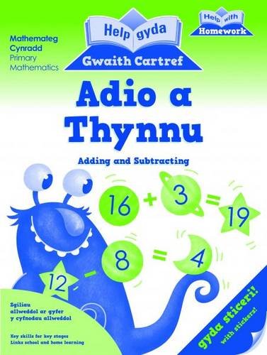 Stock image for Help Gyda'r Gwaith Cartref: Adio a Thynnu for sale by WorldofBooks