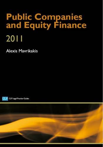 Public Companies and Equity Finance (9781908604392) by Mavrikakis, Alexis