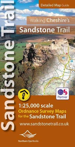 Beispielbild fr Walking Cheshire's Sandstone Trail - OS Map Book zum Verkauf von WorldofBooks