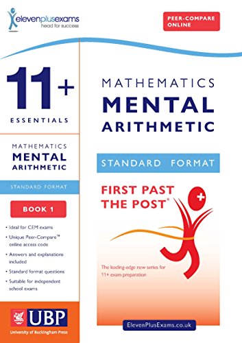Stock image for 11+ Essentials Maths Mental Arithmetic Practice Papers for CEM (First Past the Post) for sale by Brit Books