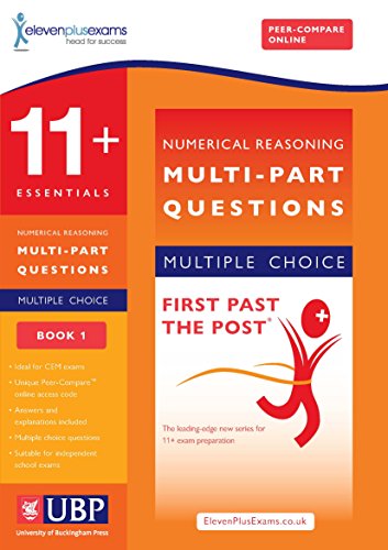 Beispielbild fr 11+ Essentials Numerical Reasoning: Multipart Questions for CEM, Multiple Choice Book 1 (First Past the Post) zum Verkauf von WorldofBooks