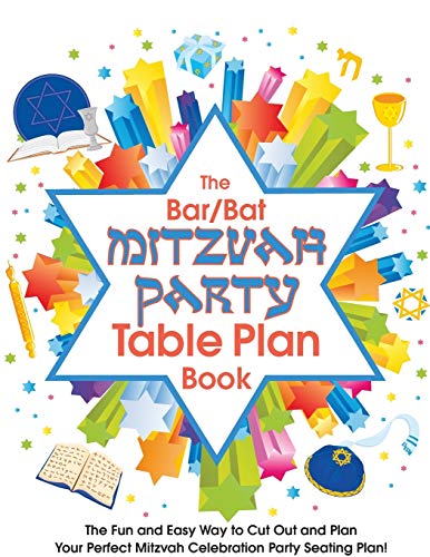 9781908707314: The Bar/Bat Mitzvah Table Plan Book: The Fun and Easy Way to Cut Out and Design Your Perfect Mitzvah Celebration Party Seating Plan!