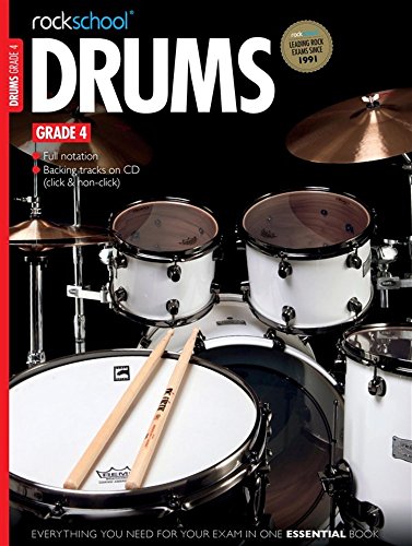 Imagen de archivo de Rockschool Drums - Grade 4 (2012-2018) Book & Download a la venta por WorldofBooks