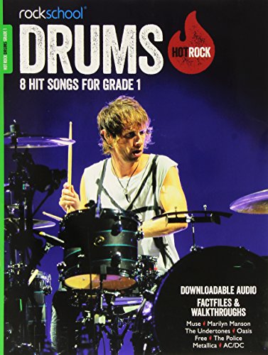Beispielbild fr Rockschool: Hot Rock Drums - Grade 1 zum Verkauf von WorldofBooks