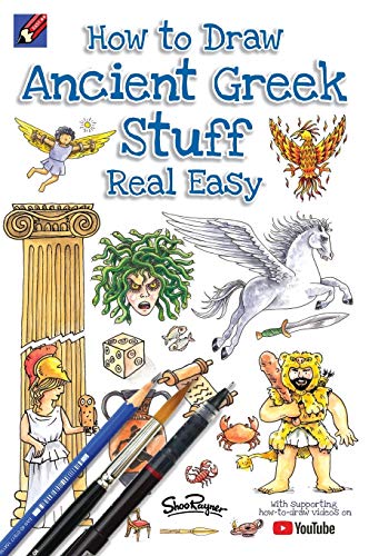 Beispielbild fr How To Draw Ancient Greek Stuff Real Easy: Easy step by step drawing guide (1) (Draw Stuff Real Easy) zum Verkauf von WorldofBooks