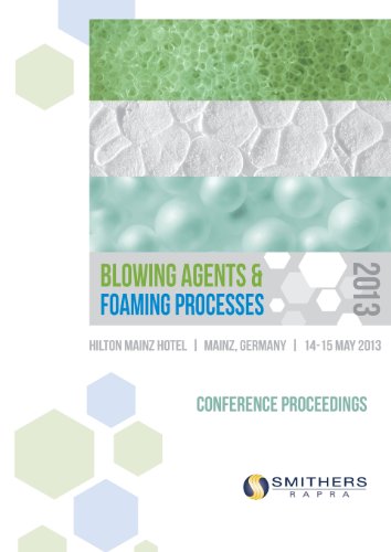 Beispielbild fr Blowing Agents and Foaming Processes 2013 Conference Proceedings zum Verkauf von Irish Booksellers