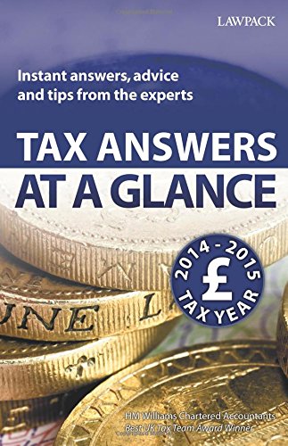 Beispielbild fr Tax Answers at a Glance 2014/15 zum Verkauf von AwesomeBooks