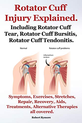 Beispielbild fr Rotator Cuff Injury Explained Including Rotator Cuff Tear, Rotator Cuff Bursitis, Rotator Cuff Tendonitis Symptoms, Exercises, Stretches, Repair, Re zum Verkauf von PBShop.store US