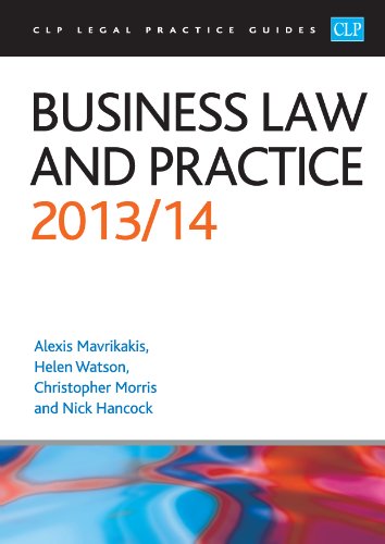 Imagen de archivo de Business Law and Practice 2013/2014 (CLP Legal Practice Guides) a la venta por AwesomeBooks