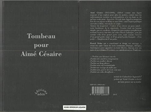 Beispielbild fr Tombeau pour Aim Csaire zum Verkauf von Ammareal