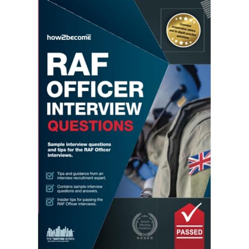 Beispielbild fr RAF OFFICER INTERVIEW QUESTIONS: Sample interview questions and tips for the RAF Officer interviews.: How to Pass the RAF Officer Aircrew and Selection Centre Interviews: 1 (Testing Series) zum Verkauf von WorldofBooks