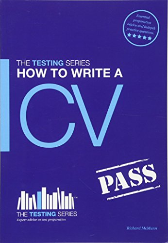 Stock image for How To Write A CV: Expert advice on test preparation: 1 for sale by WorldofBooks
