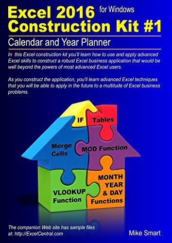 Stock image for Excel 2016 Construction Kit #1: Calendar and Year Planner for sale by WorldofBooks