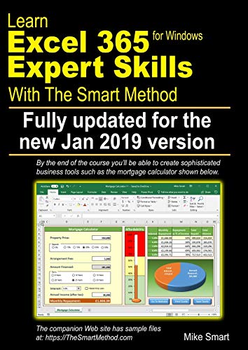9781909253315: Learn Excel 365 Expert Skills with The Smart Method: First Edition: updated for the January 2019 Semi-Annual version 1808