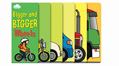 9781909290754: Bigger and Bigger Wheels (Layered Page Story Board Book)