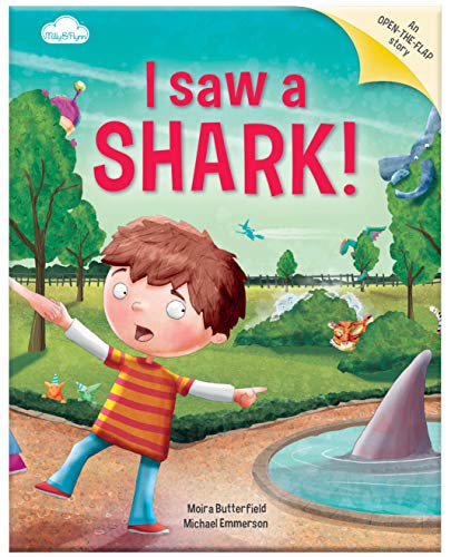 Stock image for I Saw A Shark Picture Story Paperback Book: Picture Story Book with Gatefold Pages for sale by AwesomeBooks