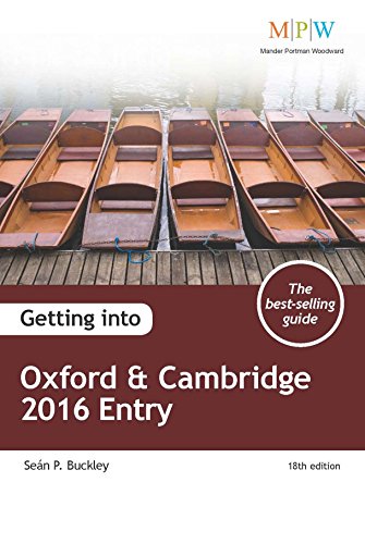 Beispielbild fr Getting into Oxford and Cambridge 2016 Entry zum Verkauf von Better World Books Ltd