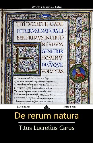 9781909669970: De rerum natura (Latin Edition)