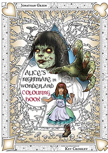 Alice in wonderland adult coloring book, fantasy coloring books