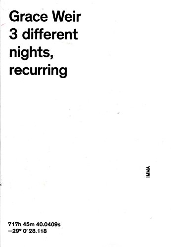 Beispielbild fr Grace Weir 3 Different Nights, Recurring zum Verkauf von Colin Martin Books