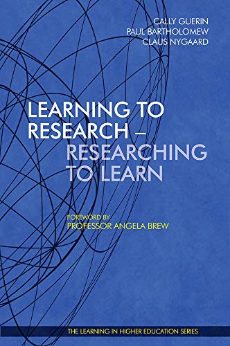 Imagen de archivo de Learning to Research - Researching to Learn 2015 (Learning in Higher Education) a la venta por medimops
