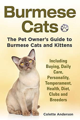 Beispielbild fr Burmese Cats, The Pet Owner's Guide to Burmese Cats and Kittens Including Buying, Daily Care, Personality, Temperament, Health, Diet, Clubs and Breeders zum Verkauf von AwesomeBooks