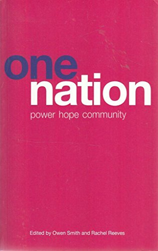 Stock image for One Nation: Power, Hope, Community for sale by WorldofBooks