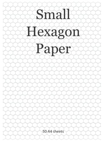 Stock image for Small Hexagon Paper (50 pages) for sale by PBShop.store US