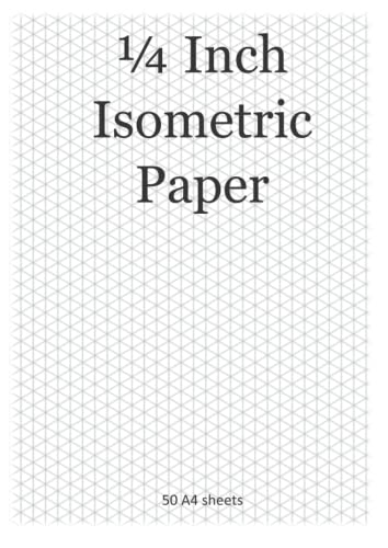 Stock image for Inch Isometric Paper: 50 A4 pages - ideal for students for sale by Books Unplugged